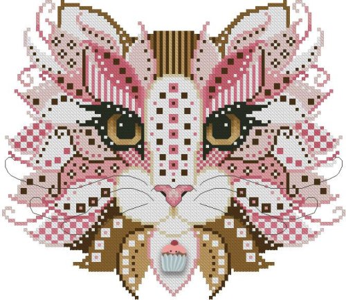 (image for) Colorful Cats Cupcake